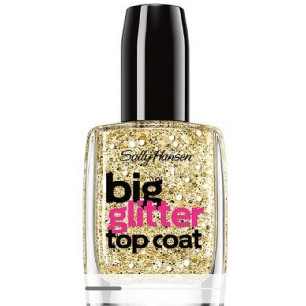 Sally Hansen big glitter top coat goldi-flecks 140